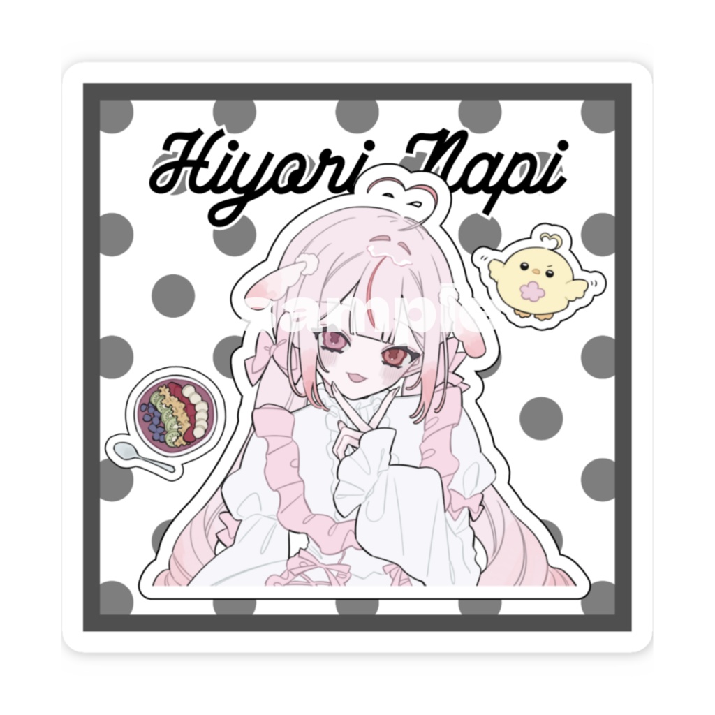 ひよりなぴ ロリータ衣装(2種類) - ステッカー