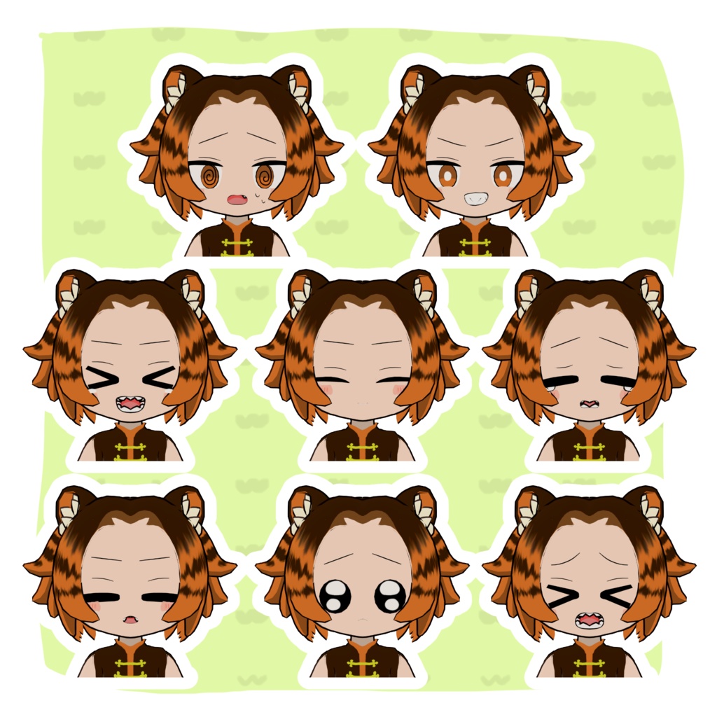 【VRChat想定オリジナル3Dモデル】Ligi -リジィ-