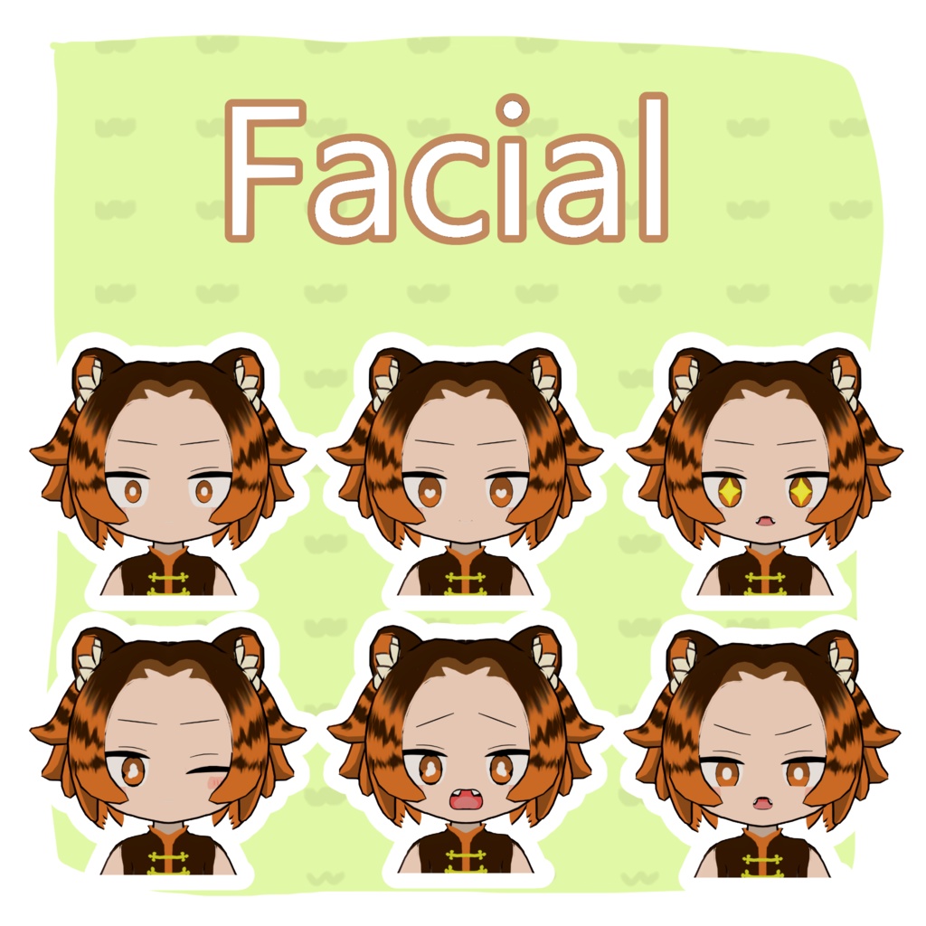 【VRChat想定オリジナル3Dモデル】Ligi -リジィ-