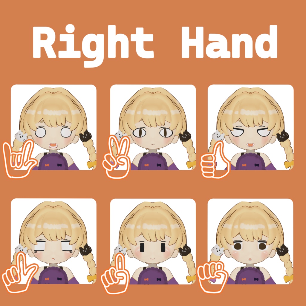 【VRChat想定オリジナル3Dモデル】Maho