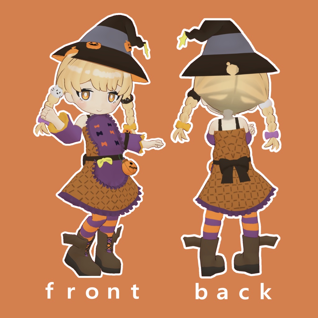 【VRChat想定オリジナル3Dモデル】Maho