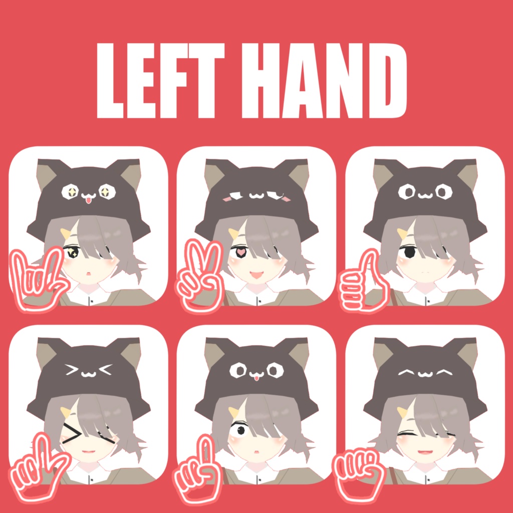 【Free Download】【VRChat想定オリジナル3Dモデル】Nao