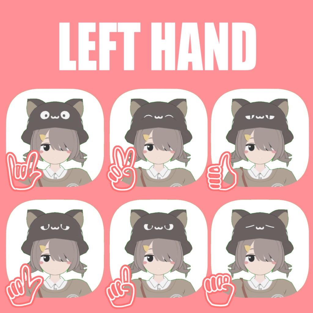 【Free Download】【VRChat想定オリジナル3Dモデル】Nao