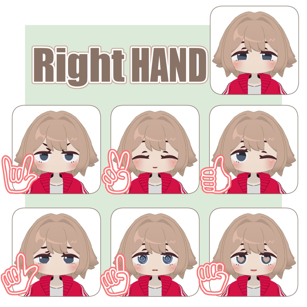 【VRChat想定オリジナル3Dモデル】ちびのま