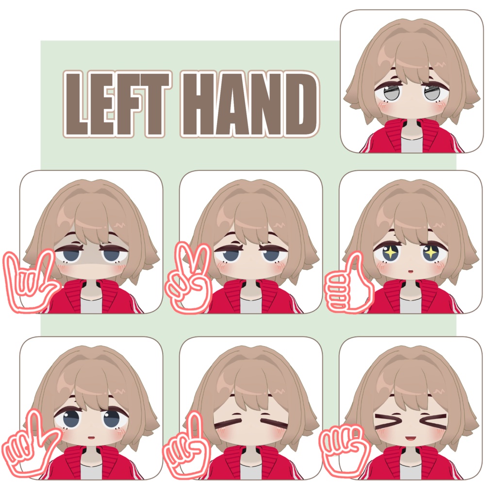 【VRChat想定オリジナル3Dモデル】ちびのま