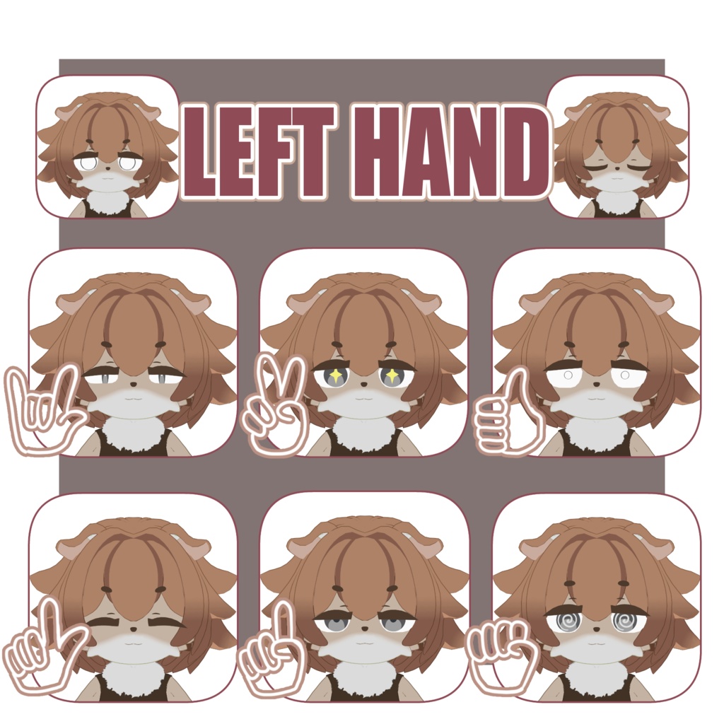 【VRChat想定オリジナル3Dモデル】がう