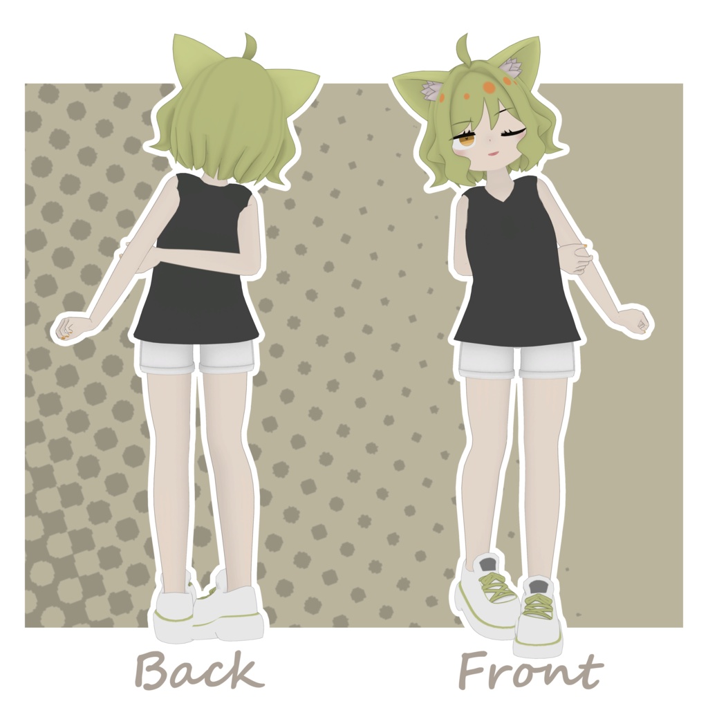 【VRChat想定オリジナル3Dモデル】すい