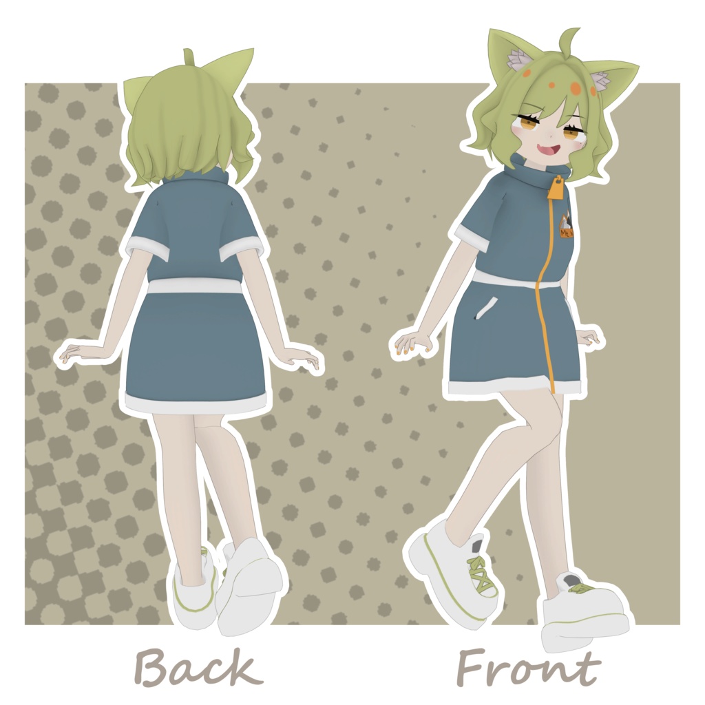 【VRChat想定オリジナル3Dモデル】すい