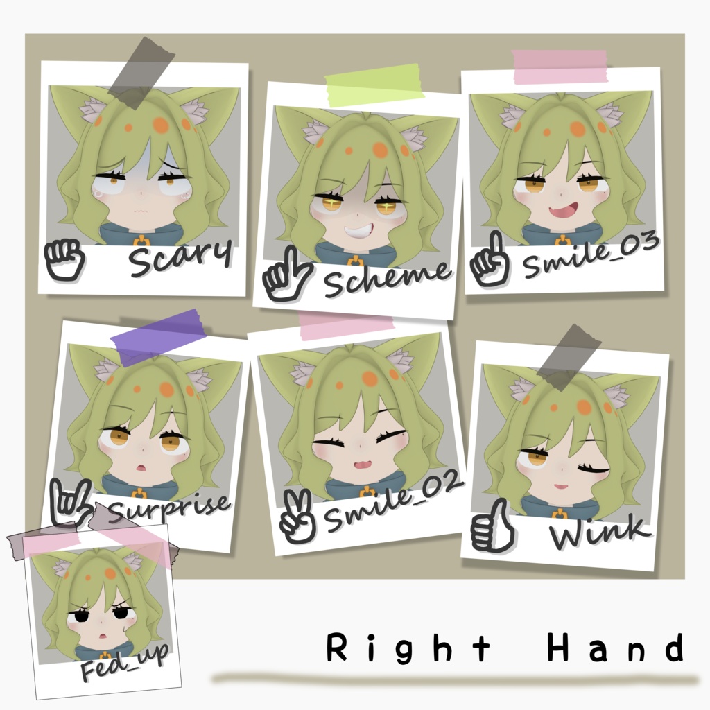 【VRChat想定オリジナル3Dモデル】すい