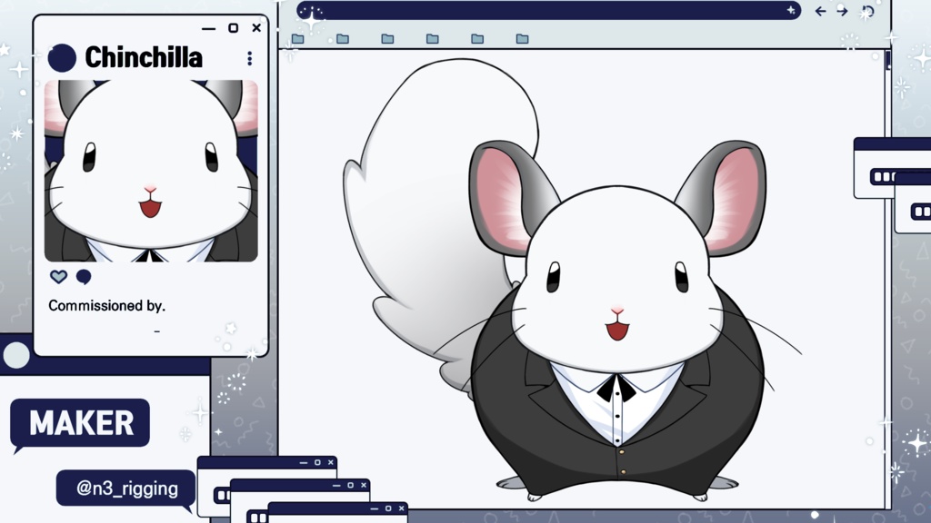 【Live2D】 Chinchilla butler