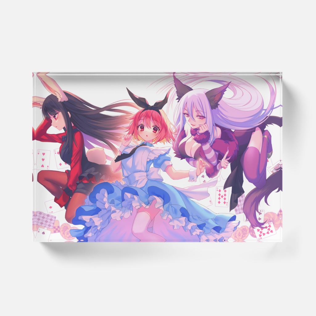 不思議の国の間宮さんといっしょ アクリルブロック