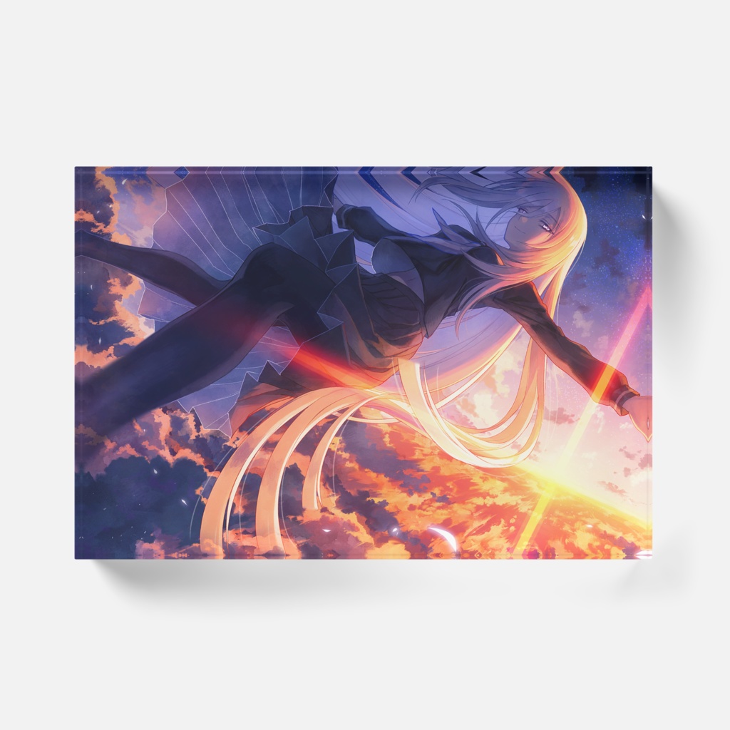 間宮さんといっしょ 黎明と幽霊少女 アクリルブロック