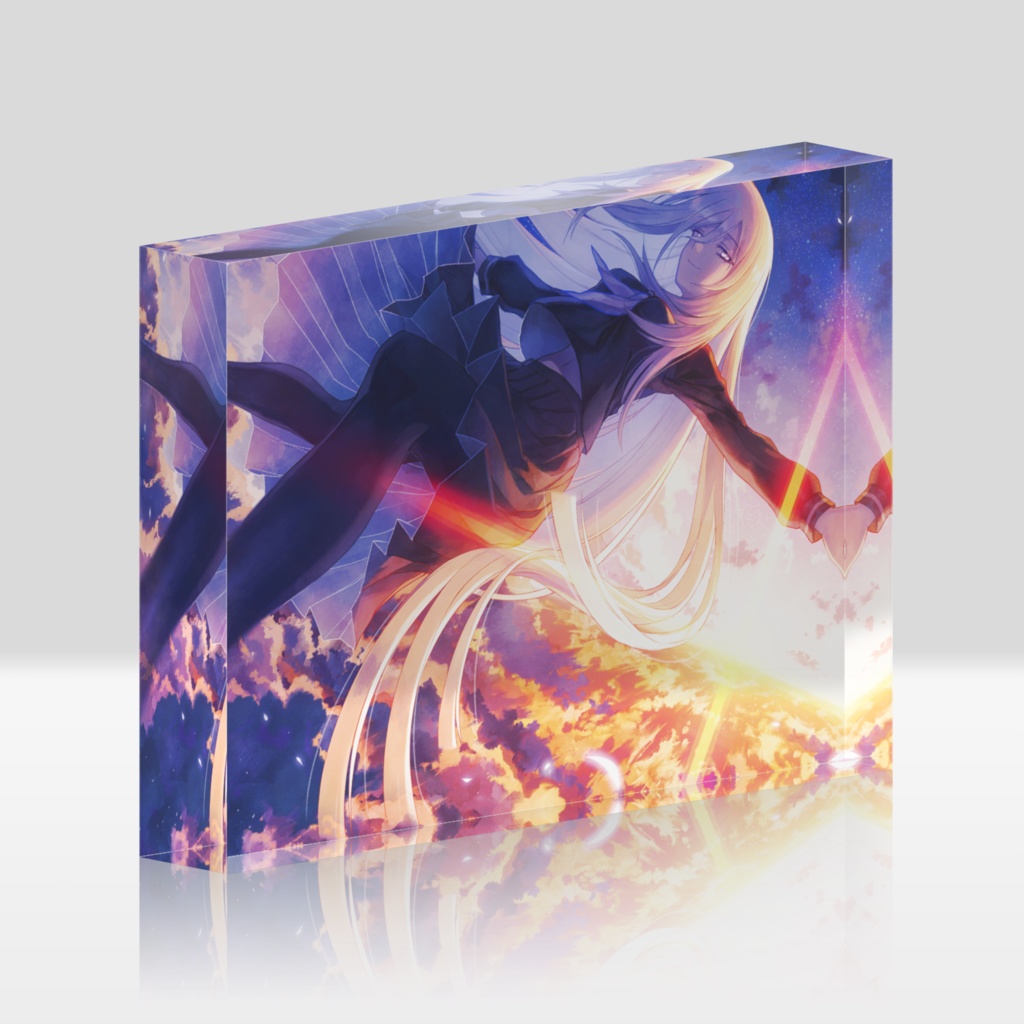 間宮さんといっしょ 黎明と幽霊少女 アクリルブロック