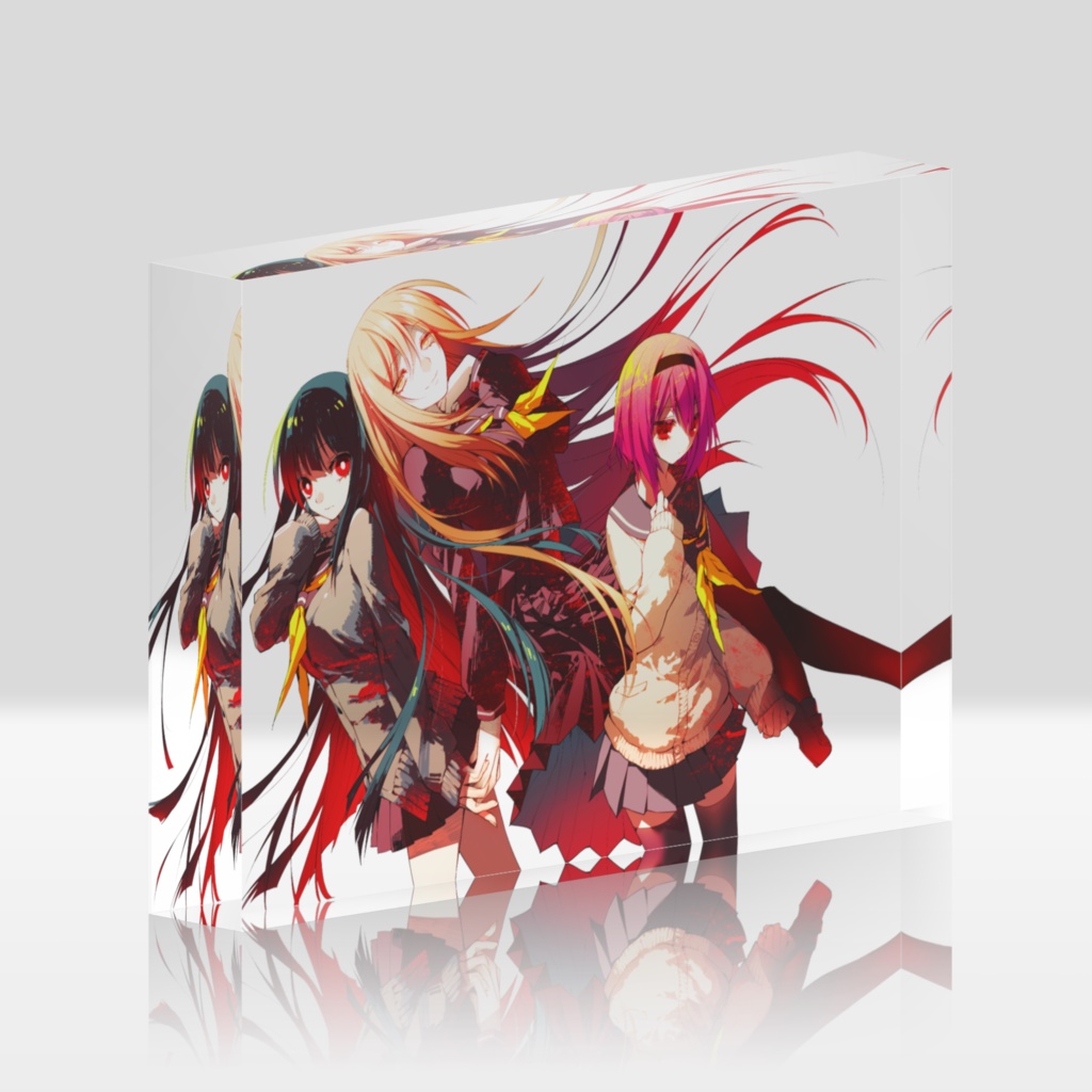 間宮さんといっしょ 一巻表紙アクリルブロック 白