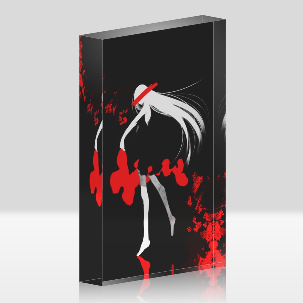 間宮さんといっしょ 踊る幽霊少女 アクリルブロック