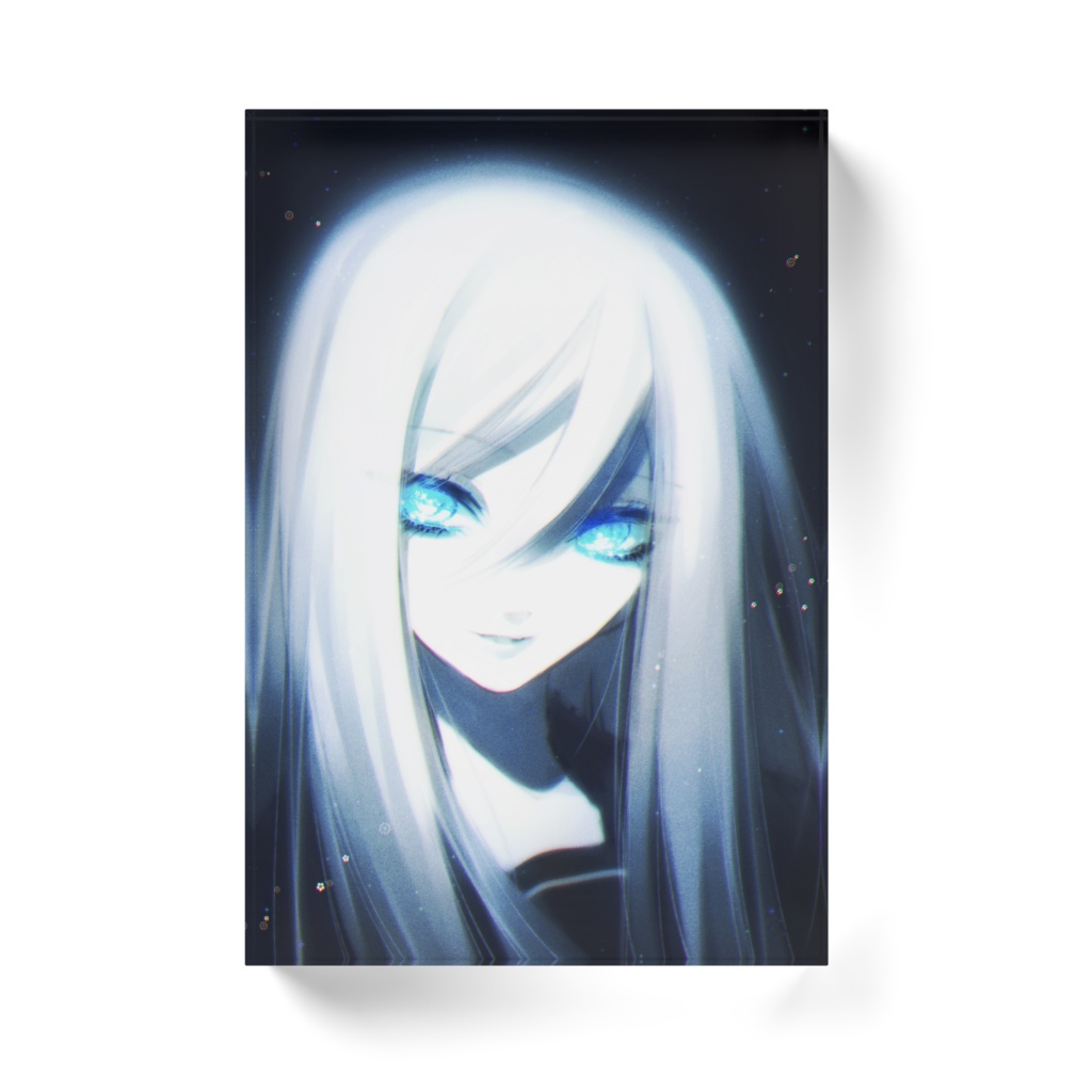 間宮さんといっしょ 間宮涼「青」 アクリルブロック