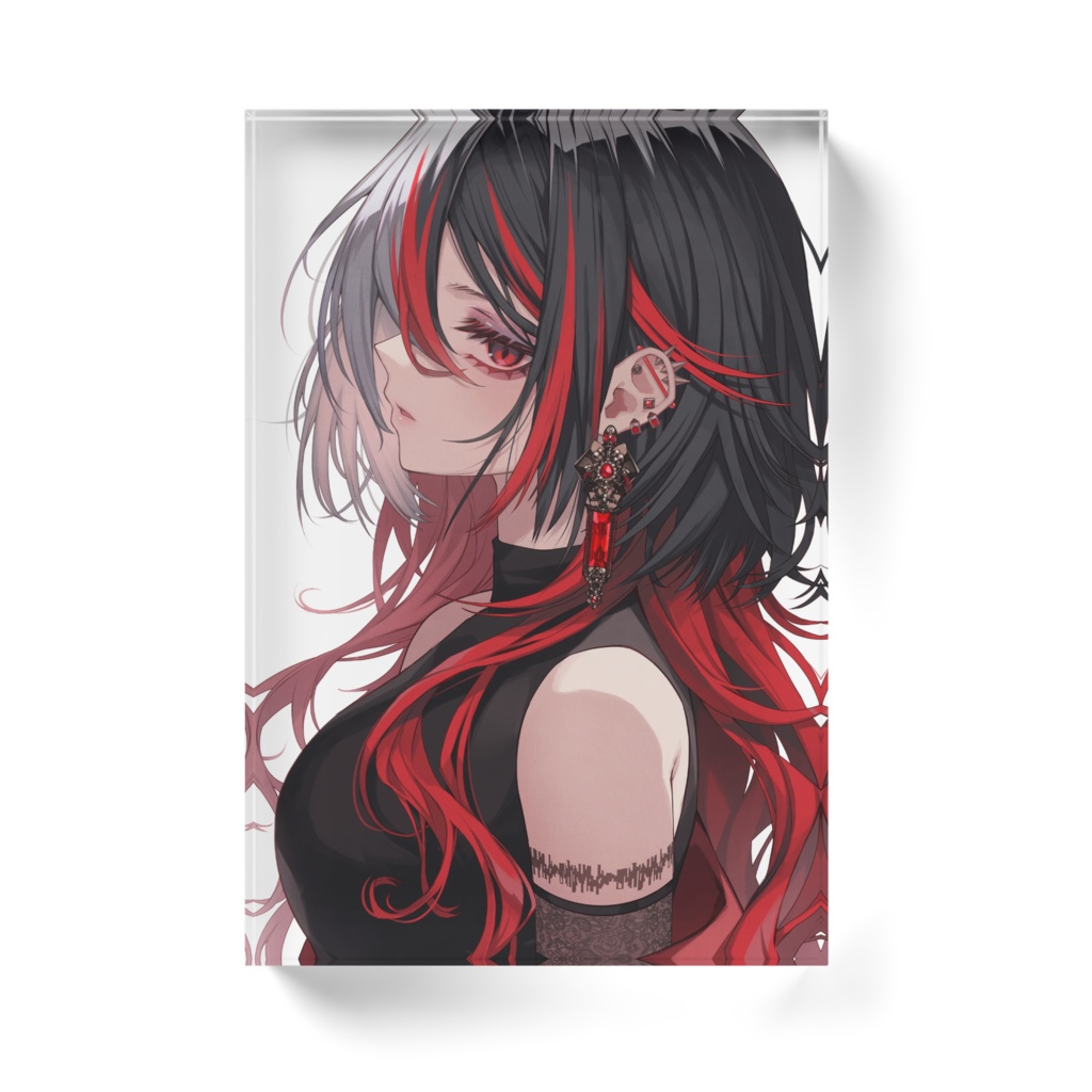 性格の悪さを顔の良さでカバーしてきた派手髪でかピアスお姉さん アクリルブロック