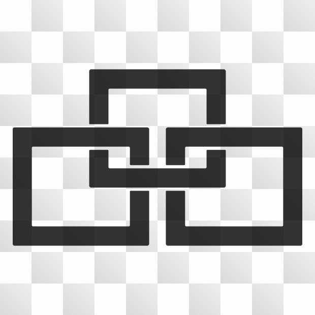 8点 角紋 (かく) 日本の実用家紋 ZIP (AI, PNG, PSD)