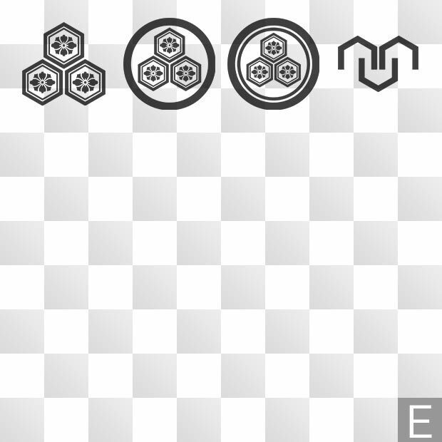 亀甲 (きっこう) 日本の実用家紋 ZIP (AI, PNG, PSD)