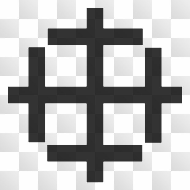 久留守紋 (くるす) 日本の実用家紋 ZIP (AI, PNG, PSD)