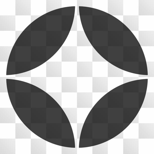 七宝紋 (しっぽう) 日本の実用家紋 ZIP (AI, PNG, PSD)