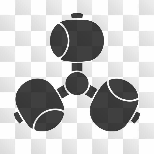槌紋 (つち) 日本の実用家紋 ZIP (AI, PNG, PSD)