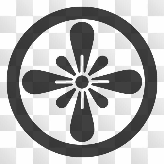 梨紋 (なし) 日本の実用家紋 ZIP (AI, PNG, PSD)