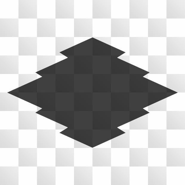 菱紋 (ひし) 日本の実用家紋 ZIP (AI, PNG, PSD)