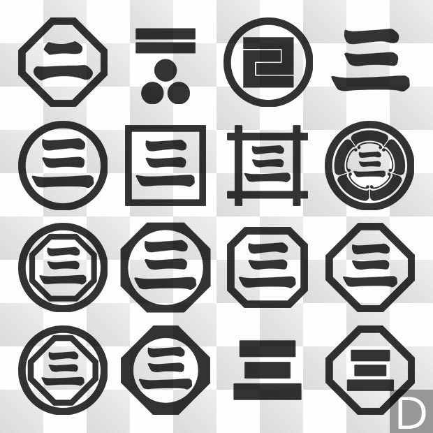 字紋 (じ) 日本の実用家紋 ZIP (AI, PNG, PSD)