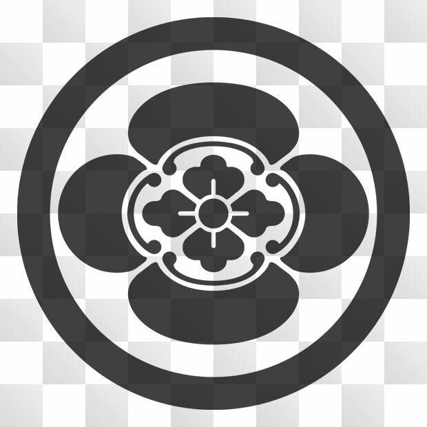 木瓜紋 (もっこう) 日本の実用家紋 ZIP (AI, PNG, PSD)