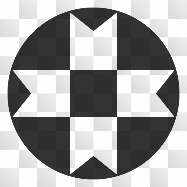 10点 竹紋 (たけ) 日本の実用家紋 ZIP (AI, PNG, PSD)