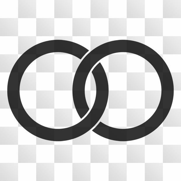 輪紋 (わ) 日本の実用家紋 ZIP (AI, PNG, PSD)
