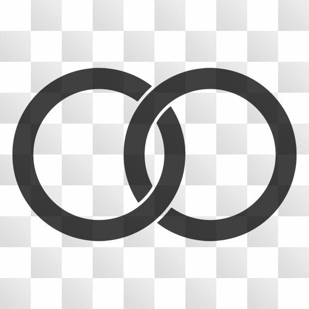 輪紋 (わ) 日本の実用家紋 ZIP (AI, PNG, PSD)