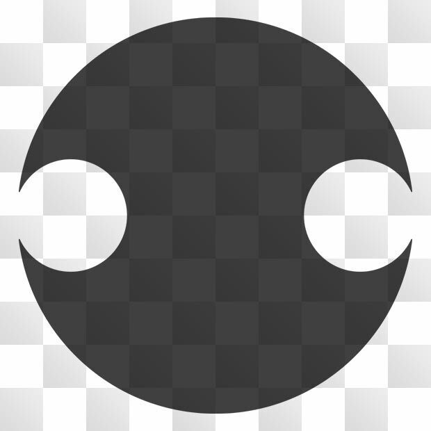 分銅紋 (ふんどう) 日本の実用家紋 ZIP (AI, PNG, PSD)