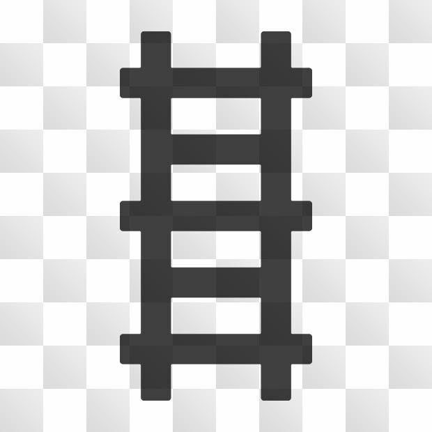 梯子紋 (はしご) 日本の実用家紋 ZIP (AI, PNG, PSD)