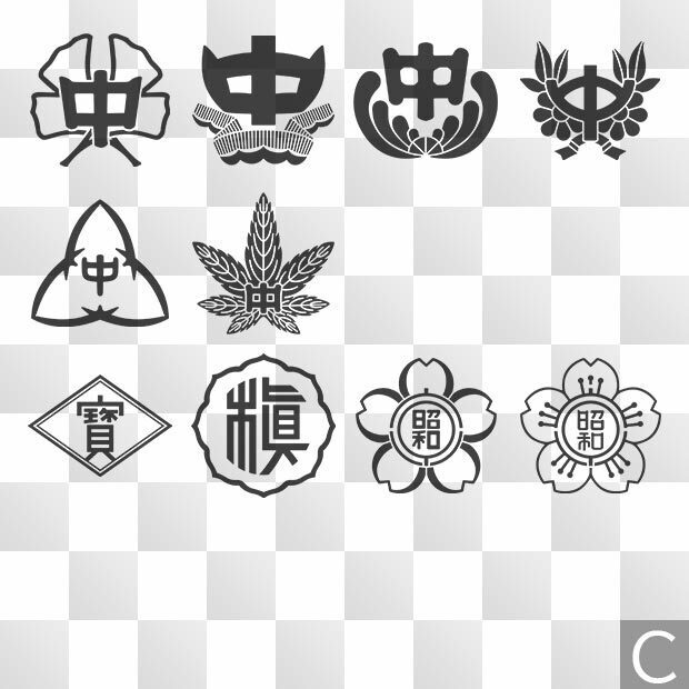 日本橋紋 (にほんばし) ※日本の実用和紋 ZIP (AI, PNG, PSD) Nihonbashi emblem