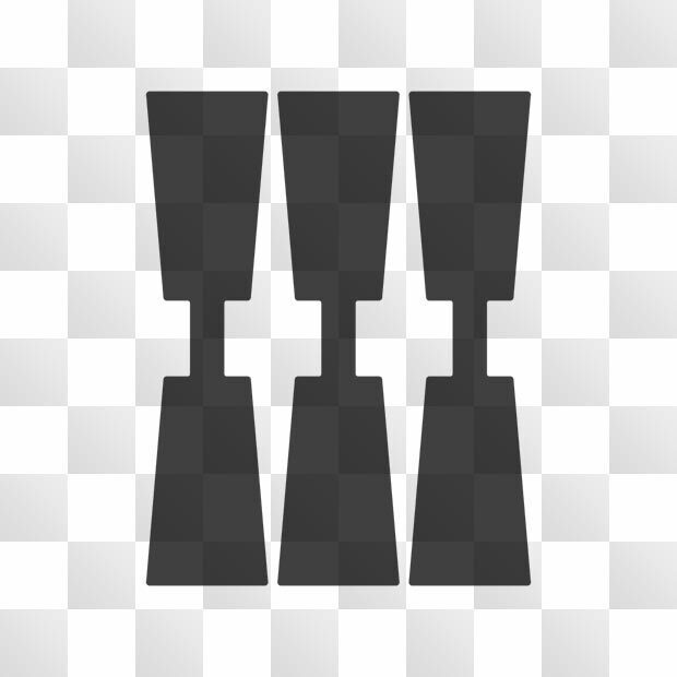 杵紋 (きね) 日本の実用家紋 ZIP (AI, PNG, PSD)