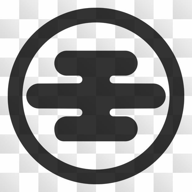 霞紋 (かすみ) 日本の実用家紋 ZIP (AI, PNG, PSD)