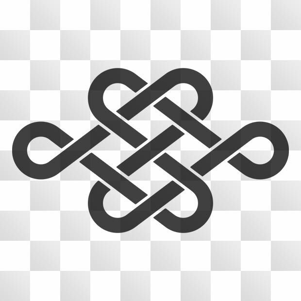 宝結び紋 (たからむすび) 日本の実用家紋 ZIP (AI, PNG, PSD)