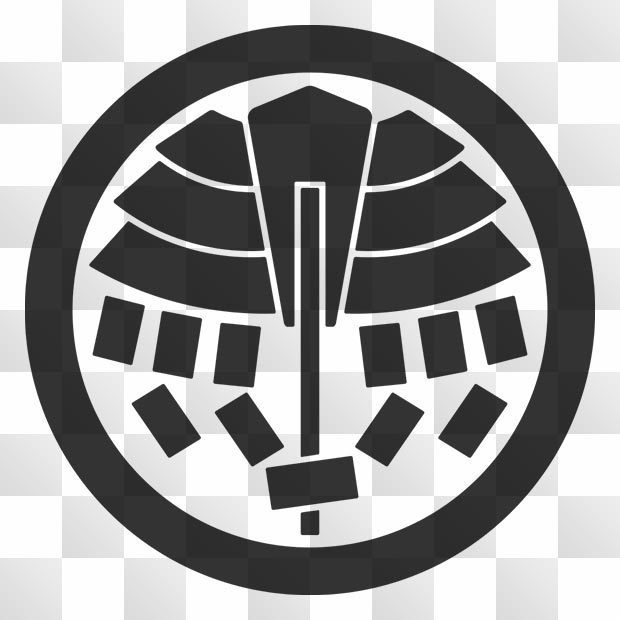 幣紋 (ぬさ) 日本の実用家紋 ZIP (AI, PNG, PSD)