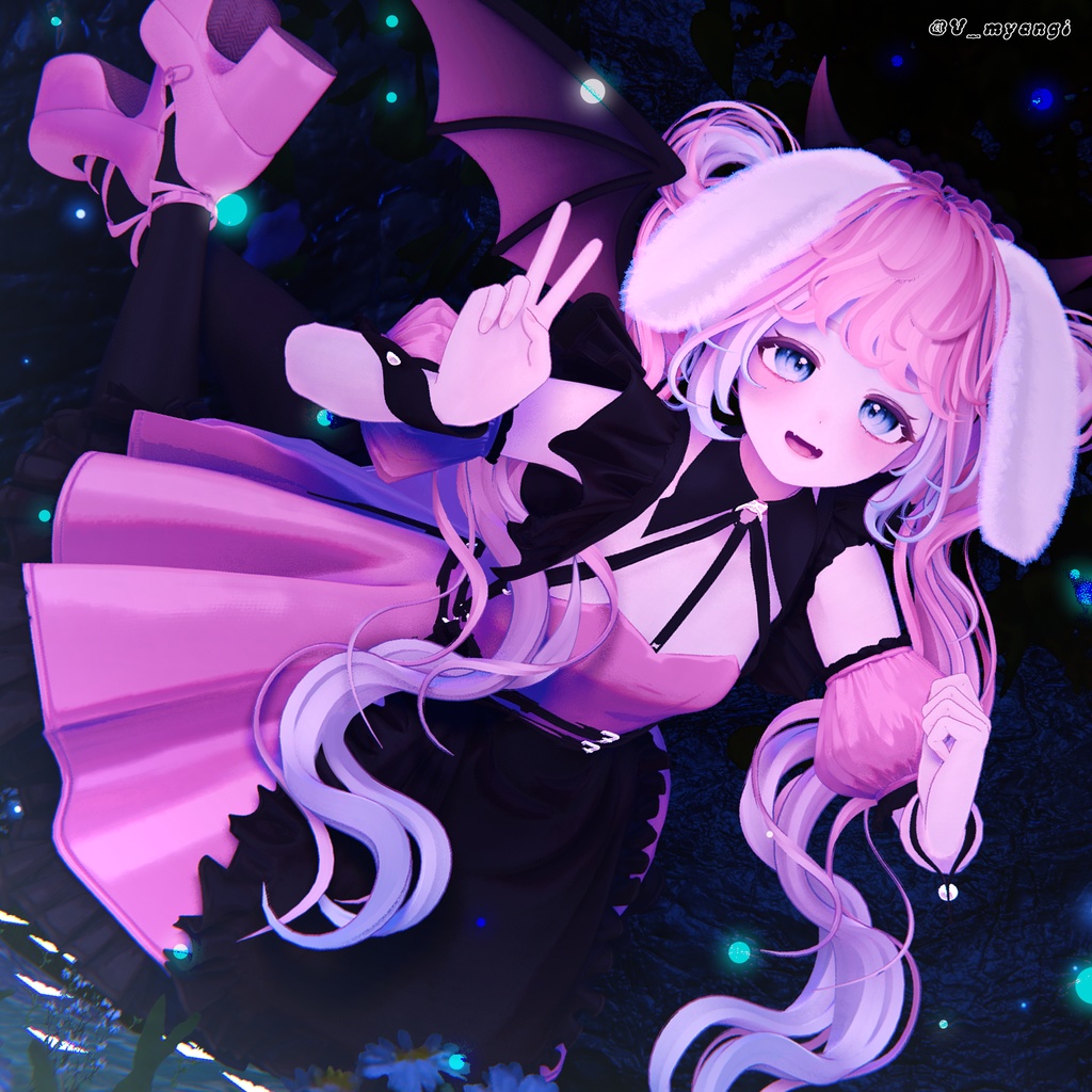 【8アバター対応】 Fluffy DonutTwins