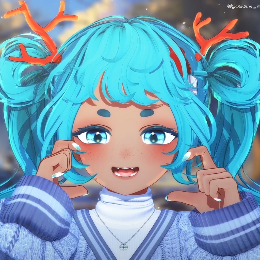 【8アバター対応】 Fluffy DonutTwins