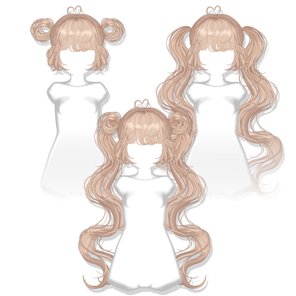 【8 ⊳ 12 アバター対応】 Fluffy DonutTwins🍩 [ REMAKE ] 缩略图 4