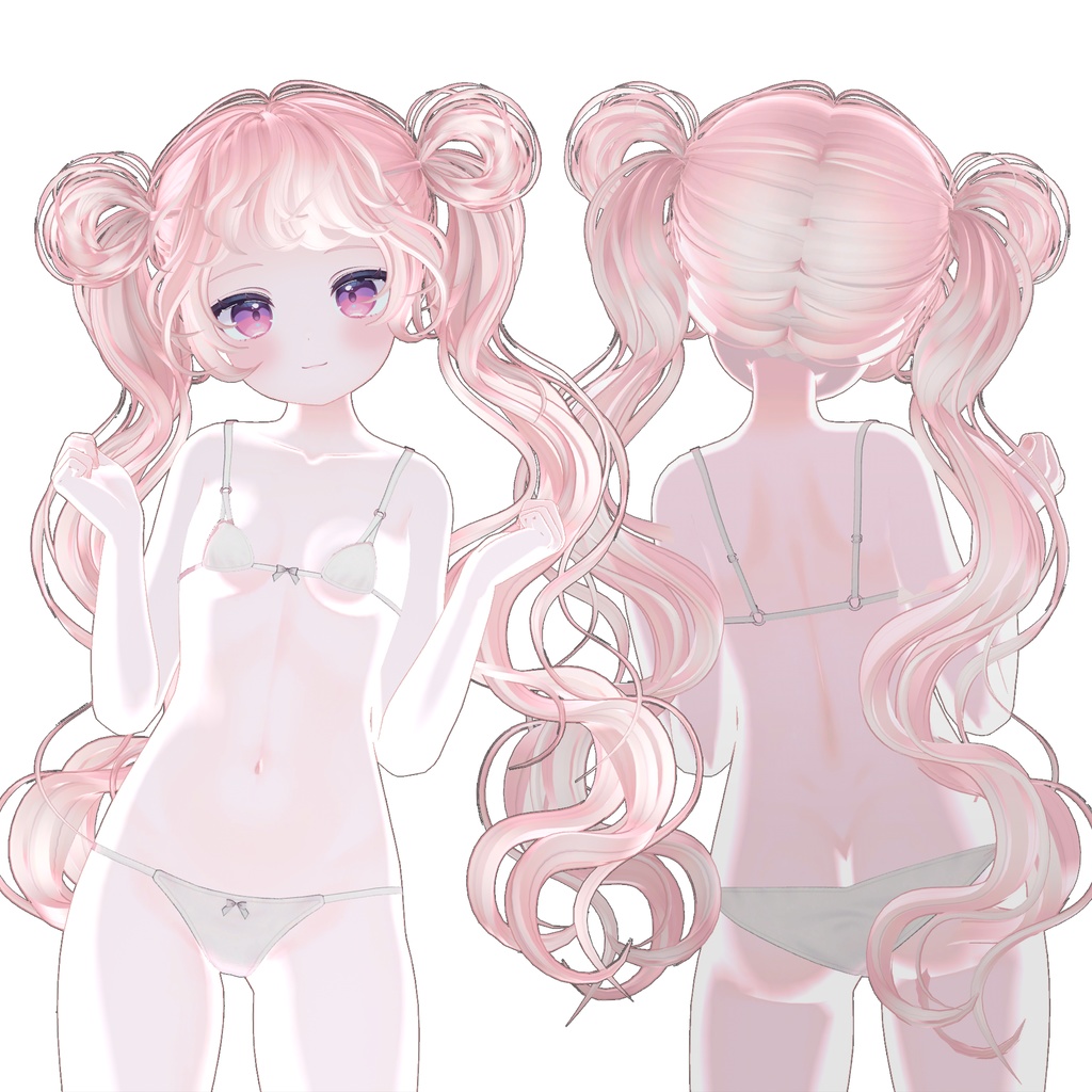 【8アバター対応】 Fluffy DonutTwins