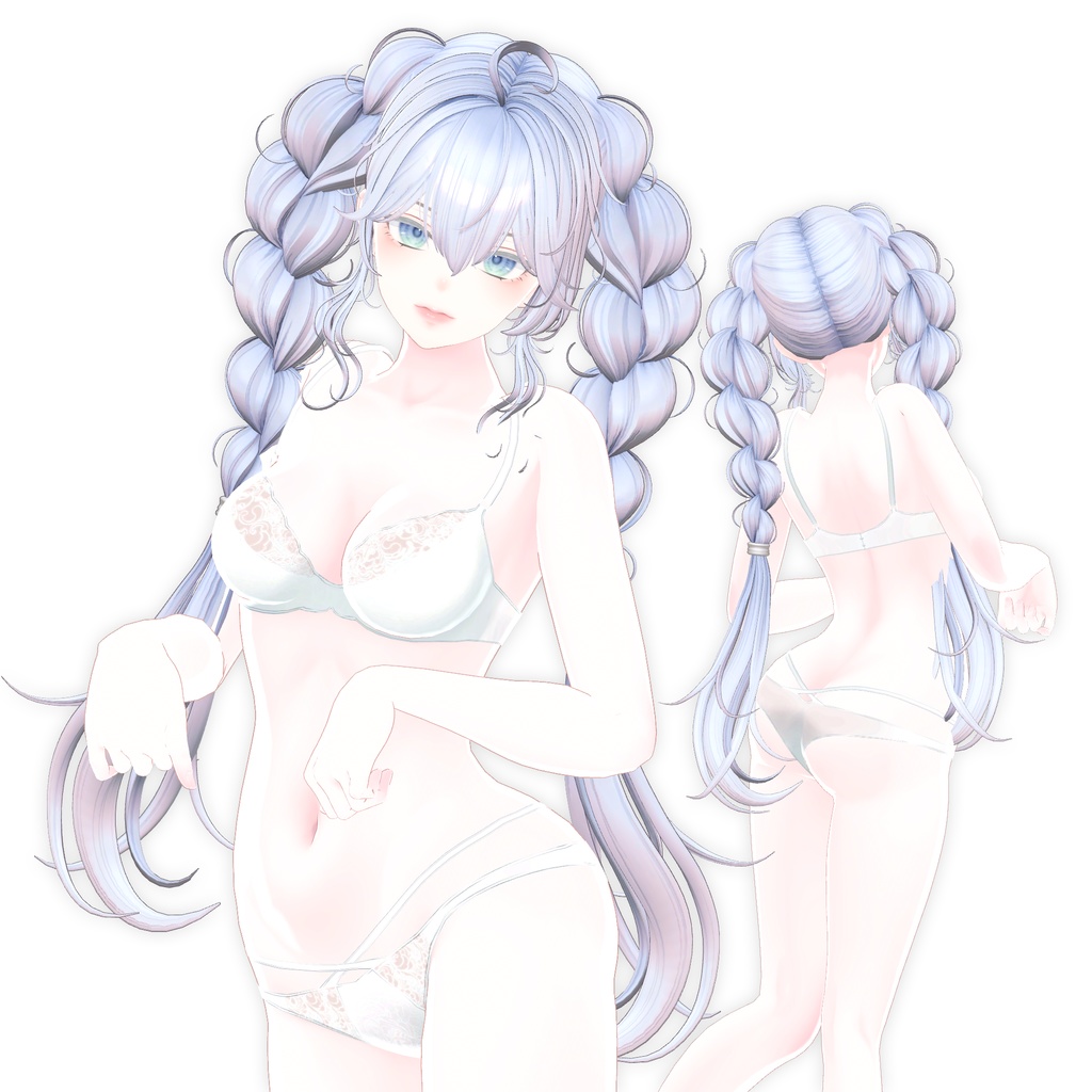 【13アバター対応】 Twin Braid [REMAKE] 缩略图 7