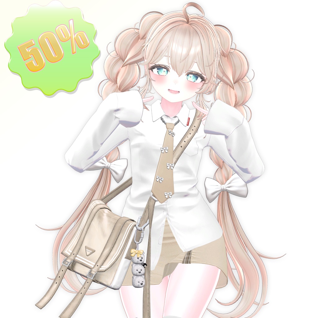 ✨10k Follower SALE✨【13アバター対応】 Twin Braid [REMAKE]