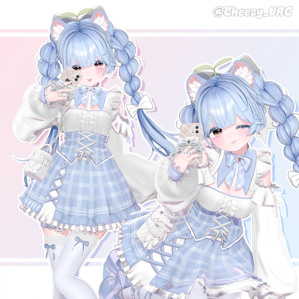 【13アバター対応】 Twin Braid [REMAKE] 缩略图 23