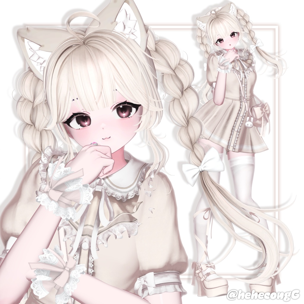 【13アバター対応】 Twin Braid [REMAKE] 缩略图 18