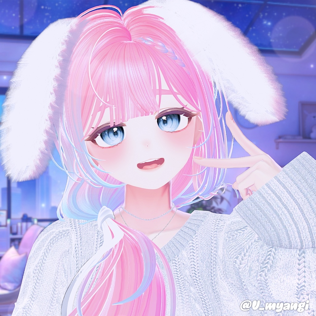 【9アバター対応】 Pure Girl Lowtail Hair