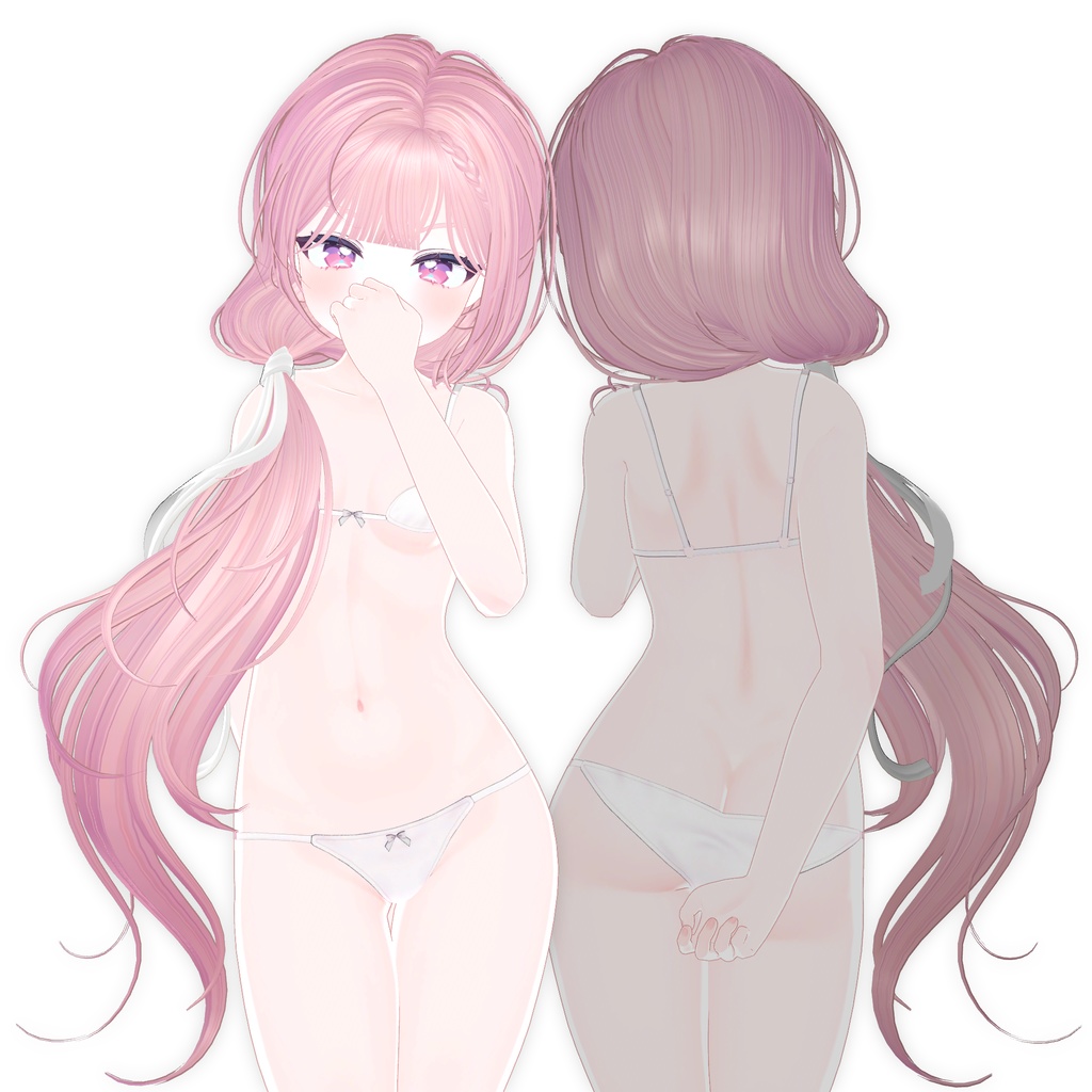 【9アバター対応】 Pure Girl Lowtail Hair